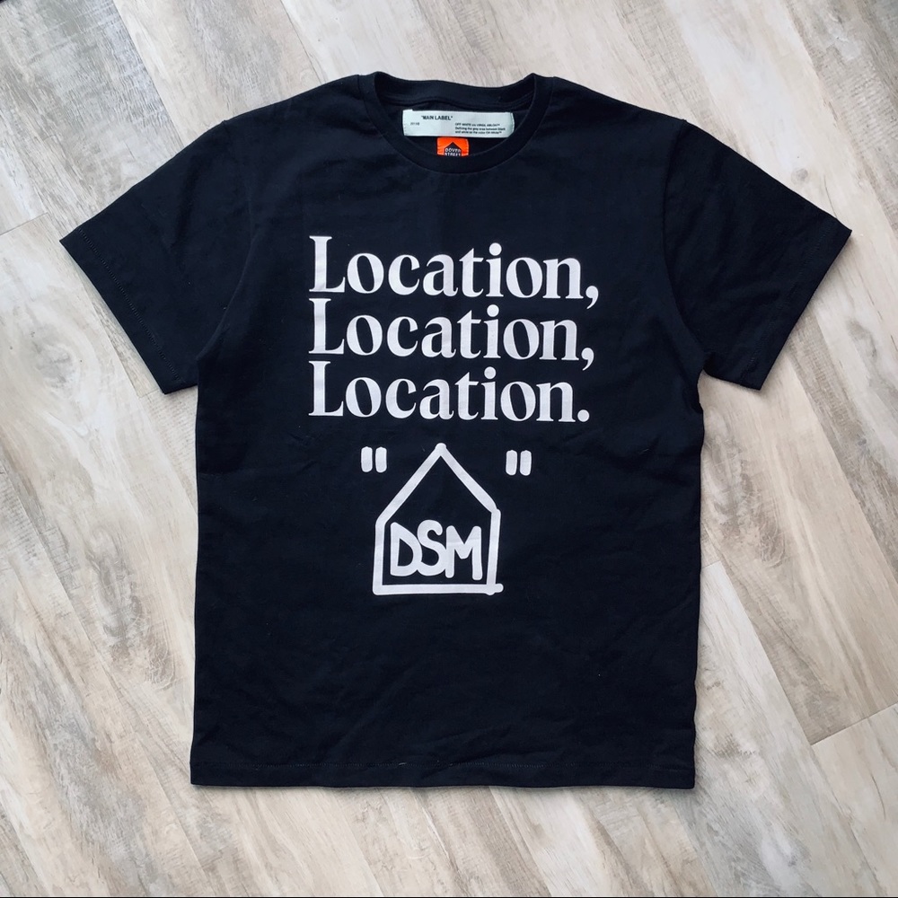 Off-White DSM Dover Street Tee In black